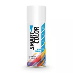 SPRAY USO GERAL BRILHANTE BRANCO SMART COLOR - Casa do Viana
