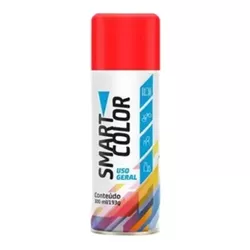 SPRAY USO GERAL BRILHANTE VERMELHO SMART COLOR - Casa do Viana
