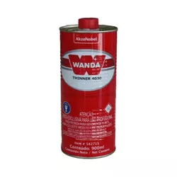 THINNER PARA PU E POLIÉSTER 0,9L 4030 WANDA - Casa do Viana