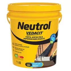 Neutrol Acqua Lata 18 L - Vedacit - Casa Fácil Materiais Para Construção
