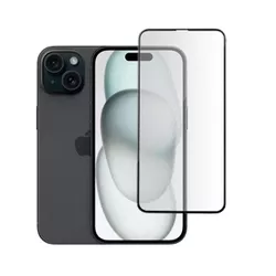PELÍCULA FULL COVER FOSCA - (IPHONE 15) - CASE & S... - CASE & SCREEN