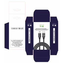 Lançamento: CABO TECH TOK USB-C / LIGHTNING - 1M - CASE & SCREEN