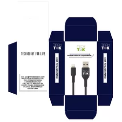 Lançamento: CABO TECH TOK USB / LIGHTNING - 1M - CASE & SCREEN