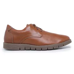 Sapato Casual Tokyo em Couro - 0601S Caramelo - Centuria Calçados