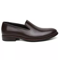 Mocassim Loafer Social Finlândia Liso Couro Cafe -... - Centuria Calçados