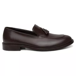 Mocassim Loafer Social Russia Bambolim Couro Cafe ... - Centuria Calçados