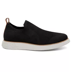 Sapato Masculino Flórida Casual Knit Preto - 5229... - Centuria Calçados