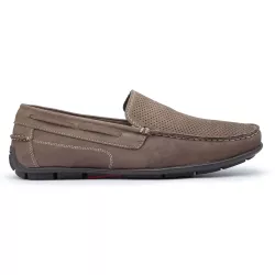 Mocassim em Couro Chicago - 868 Osso - Centuria Calçados