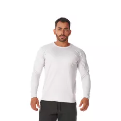 Camiseta Manga Longa Básica Masculina Branca - CAM... - CHIELLA