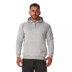 Blusa de Frio Masculina Cinza Moletom Canguru com ... - CHIELLA