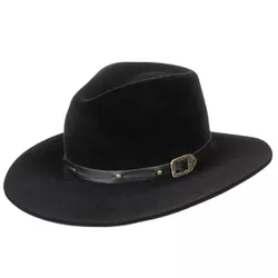 Chapéu Preto Modelo Gusttavo Lima Aba 8 Cm Unissex... - CLUB 21 COUNTRY