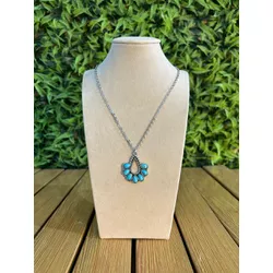 Colar Corrente Feminino Cor Prata Detalhe Esmaltad... - CLUB 21 COUNTRY