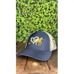 Boné Infantil Country Sertanejo I Love Cavalo Azul... - CLUB 21 COUNTRY