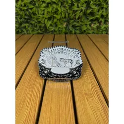 Fivela Prata Country Unissex World Champion Cowboy... - CLUB 21 COUNTRY