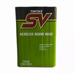 Tinta Acrílica Standard Branco 18 L... - Almeida Construart e Soluções