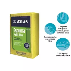 Bloco de Espuma Multiuso - Atlas 10 - Almeida Construart e Soluções
