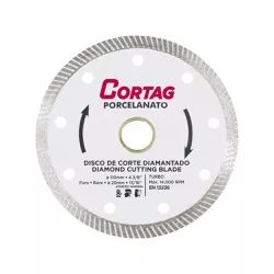 Disco Diamantado Turbo Para Porcelanato 110mm 6086... - Cortag Pro