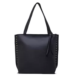Bolsa Feminina Grande com Alça Transversal Preto Handbag Santucci 