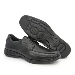Sapato Masculino Couro Preta BR2-451