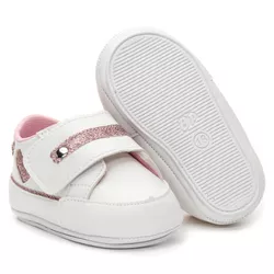 Sapato Tênis Bebe Baby Menina Conforto Primeiros P... - COMPRESHOES