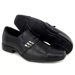 Sapato Social Sport Fino Masculino Confort Preto 934 BR2