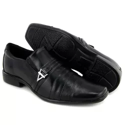 Sapato Social Sport Fino Masculino Confort Preto 935 BR2