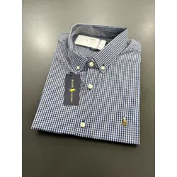 Camisa Social Ralph Azul Xadrez - 00296 - Conceito 62
