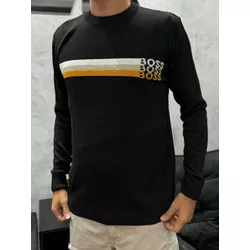 Suéter Premium BSS Preto Listra - 00327 - Conceito 62