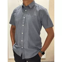 Camisa Social MF Grafite claro - 00343 - Conceito 62