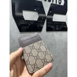 Porta Cartão Gucci Marrom Simples - 01890 - Conceito 62