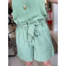 Bermuda Bolsos Frente Verde Oliva