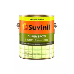 Super Epóxi Base Solvente 2,7L Suvinil - BRANCO - Corante Tintas