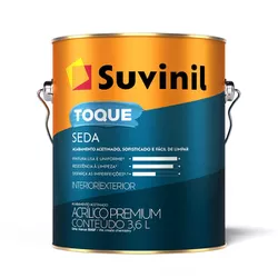 TOQUE SEDA BRANCO 3,6L SUVINIL - Corante Tintas