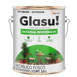 Glasu Maxima Eficiencia Acrilico Branco 3,6L - Corante Tintas