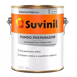 Fundo Preparador 3,6L Suvinil - Corante Tintas