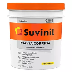 Massa Corrida 25Kg Suvinil - Balde - Corante Tintas