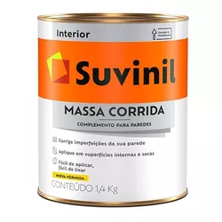 Massa Corrida 1,4Kg Suvinil - Corante Tintas