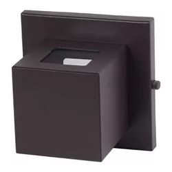 Arandela Box 2 Focos 7,5x7,5x7,5cm Com Vidro 307/2... - Cores Vivas Home Center