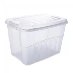 Caixa Gran Box 56 Litros Branca Plasútil - Cores Vivas Home Center