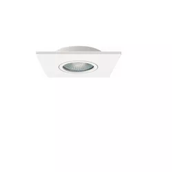 Spot Embutir Quadrado Dicróica Face Plana Branco I... - Cores Vivas Home Center