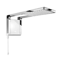 Chuveiro Storm Ultra Branco/Cromado Lorenzetti - Cores Vivas Home Center