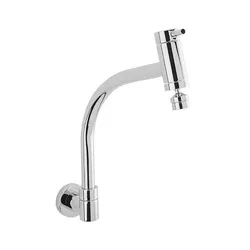 Torneira Para Cozinha De Parede Bica Móvel C/Areja... - Cores Vivas Home Center