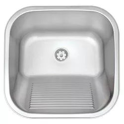 Tanque Aço Inox Encaixe 40x40 Acetinado 94403/107 ... - Cores Vivas Home Center