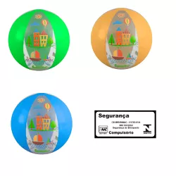 Bola Inflável 40Cm Cores Sortidas 001841 1 Unidade... - Cores Vivas Home Center