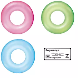 Boia Inflável Redonda Neon 76Cm Mor - Cores Vivas Home Center