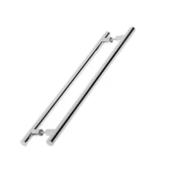 Puxador Tubular Inox Escovado Duplo 25x800mm Stam - Cores Vivas Home Center