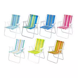 Cadeira Alta Aço Cores Sortidas Mor - Cores Vivas Home Center