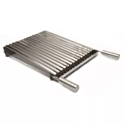 GRELHA INOX ARGENTINA 50X50 3017- - Cores Vivas Home Center