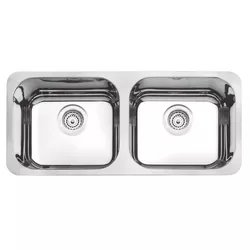 CUBA ACO INOX DUPLA RET 89X39 94031/202-TRAMONTINA - Cores Vivas Home Center