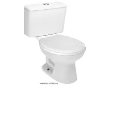 CONJ BACIA SANIT INCEPA C/CX ACOPL 6L ZIP BRANCA - Cores Vivas Home Center